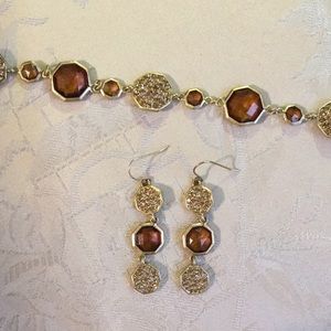 Lia Sophia Earring and Bracelet Set
